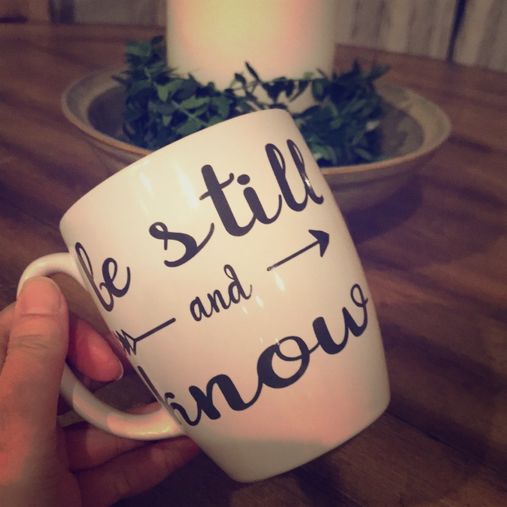 Be still and know mug